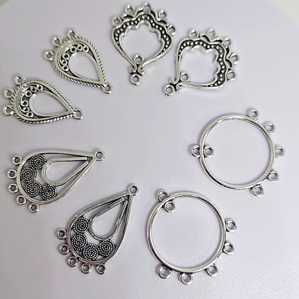 Earring Chandilers!  Four Medium Pairs of These Fun Earring Findings!